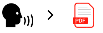 speech to pdf